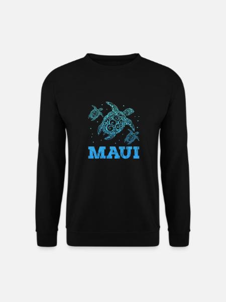 Hawaii Maui Urlaub Aloha Sommer Hawaiian Geschenk - Unisex Pullover - Schwarz