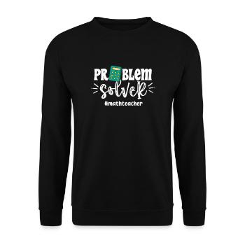 Mathematics - Unisex Sweatshirt - black - Front - Alina (178cm) & Michal (187cm)