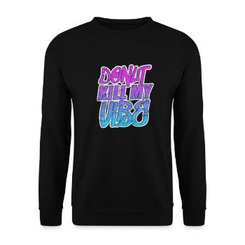 Beignet - Sweat-shirt Unisexe - noir - Devant - Alina (178cm) & Michal (187cm)