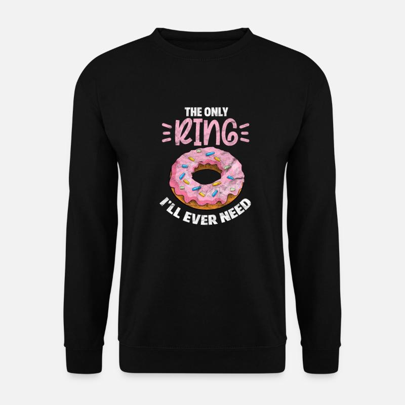 Donut - Unisex Pullover - Schwarz