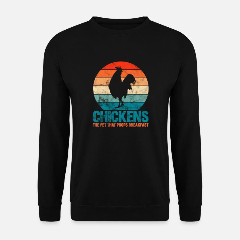 Chicken - Unisex Sweatshirt - black