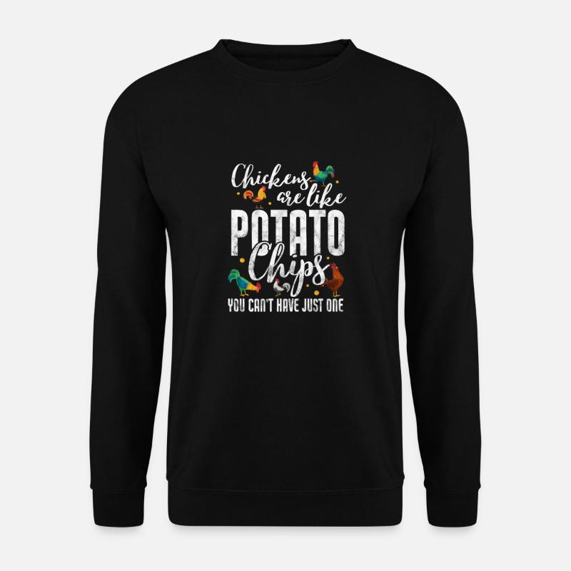 Huhn - Unisex Pullover - Schwarz