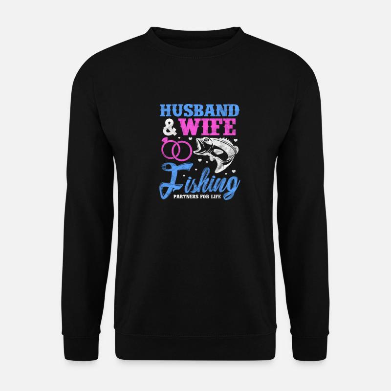 Angler Ehe - Unisex Pullover - Schwarz