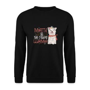 Mathematics - Unisex Sweatshirt - black - Front - Alina (178cm) & Michal (187cm)
