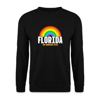 Floride - Sweat-shirt Unisexe - noir - Devant - Alina (178cm) & Michal (187cm)