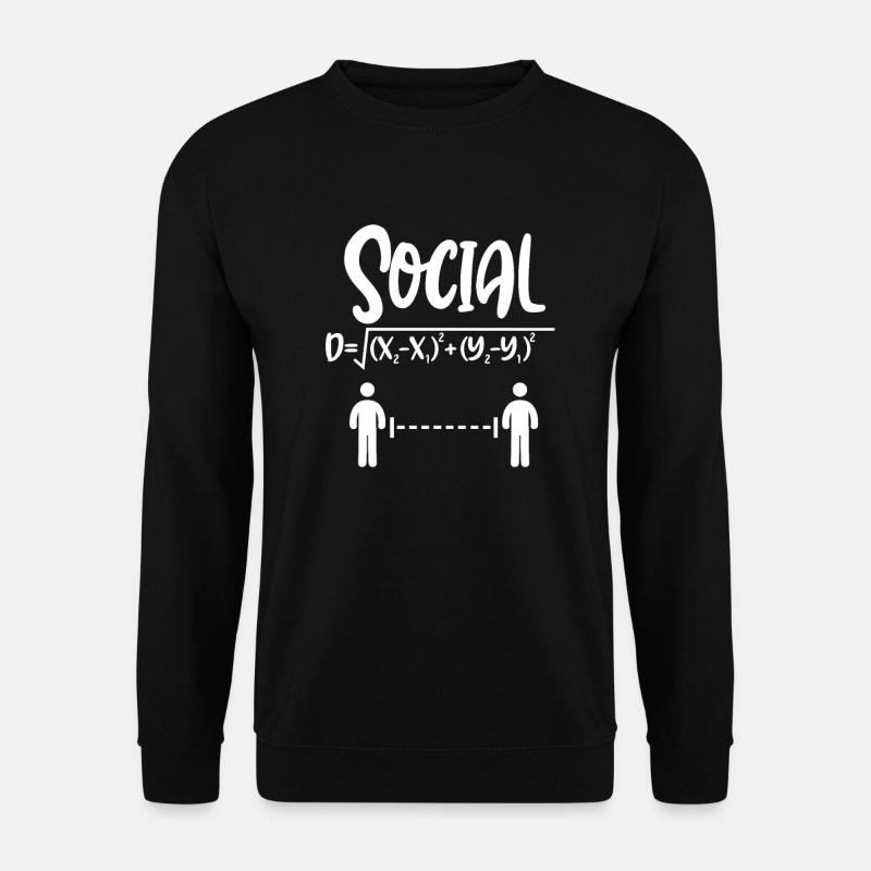 Mathematik Mathe Mathematiker Mathelehrer Geschenk - Unisex Pullover - Schwarz