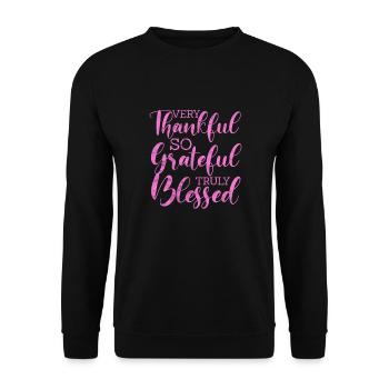 Motivation Motivate Career Saying Gift - Unisex Sweatshirt - black - Front - Alina (178cm) & Michal (187cm)