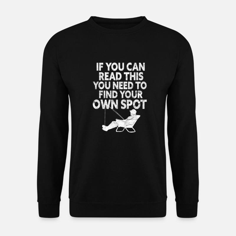 Angler - Unisex Pullover - Schwarz
