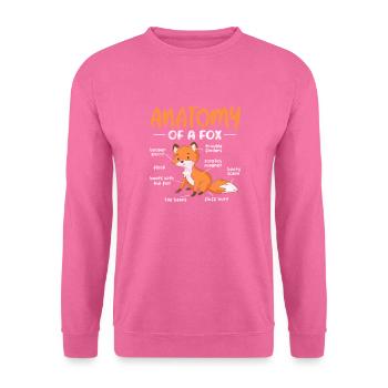 Fox - Unisex Sweatshirt - pink - Front