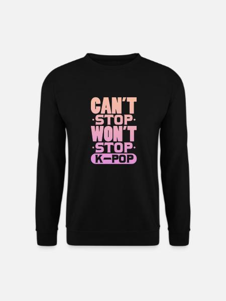k-pop - Sweat-shirt Unisexe - noir