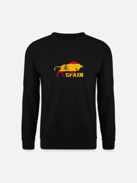 Spanien Spanisch Barcelona Spanier Urlaub Geschenk - Unisex Pullover - Schwarz
