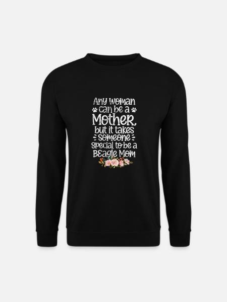 Beagle Maman - Sweat-shirt Unisexe - noir