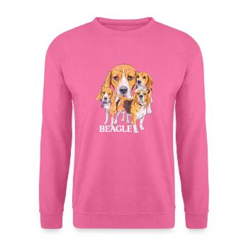 Beagle - Unisex Pullover - Pink - Vorne