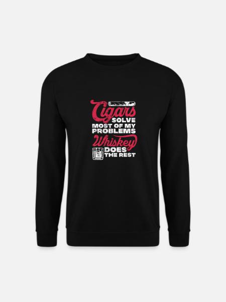 Cigar Whiskey - Unisex Sweatshirt - black