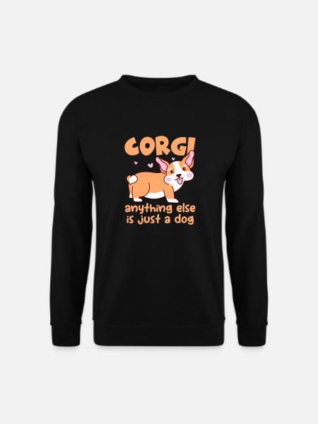 Corgi - Unisex Sweatshirt - black