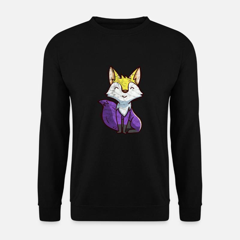 Fuchs - Unisex Pullover - Schwarz