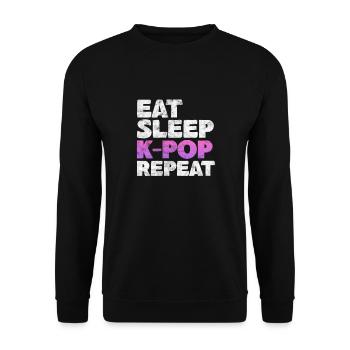 K-Pop Musique Coréenne Pop Corée Kpop Cadeau - Sweat-shirt Unisexe - noir - Devant - Alina (178cm) & Michal (187cm)