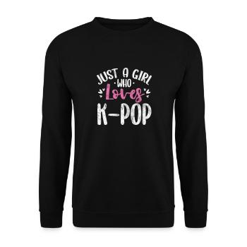 K-Pop Musique Coréenne Pop Corée Kpop Cadeau - Sweat-shirt Unisexe - noir - Devant - Alina (178cm) & Michal (187cm)