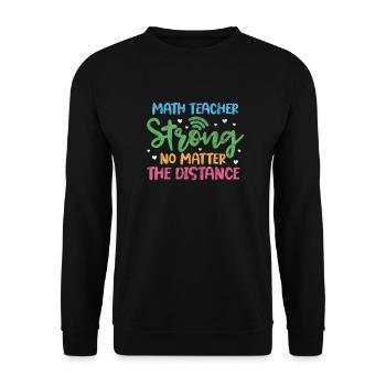 Mathematik - Unisex Pullover - Schwarz - Vorne - Alina (178cm) & Michal (187cm)