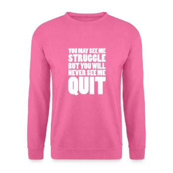Motivation - Unisex Pullover - Pink - Vorne
