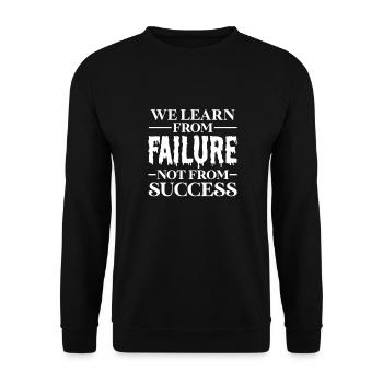 Motivation - Sweat-shirt Unisexe - noir - Devant - Alina (178cm) & Michal (187cm)