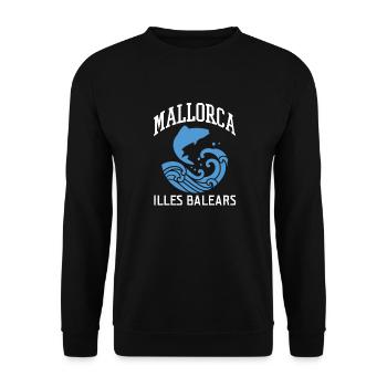 Mallorca - Unisex Pullover - Schwarz - Vorne - Alina (178cm) & Michal (187cm)