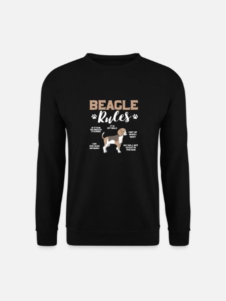 Beagle Hund Hunde Hundeliebhaber Haustier Geschenk - Unisex Pullover - Schwarz