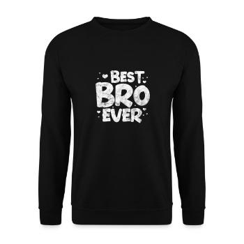 Brother - Unisex Sweatshirt - black - Front - Alina (178cm) & Michal (187cm)
