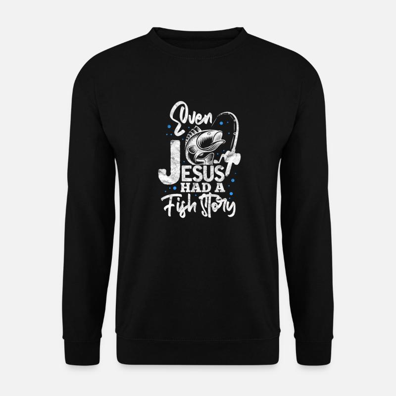Pêcheur Jésus - Sweat-shirt Unisexe - noir