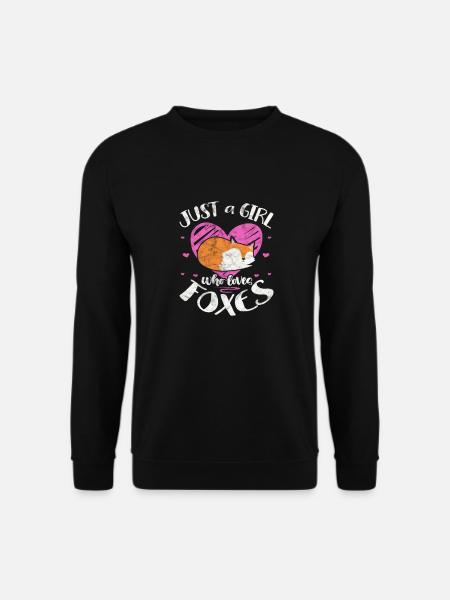 Fox - Unisex Sweatshirt - black