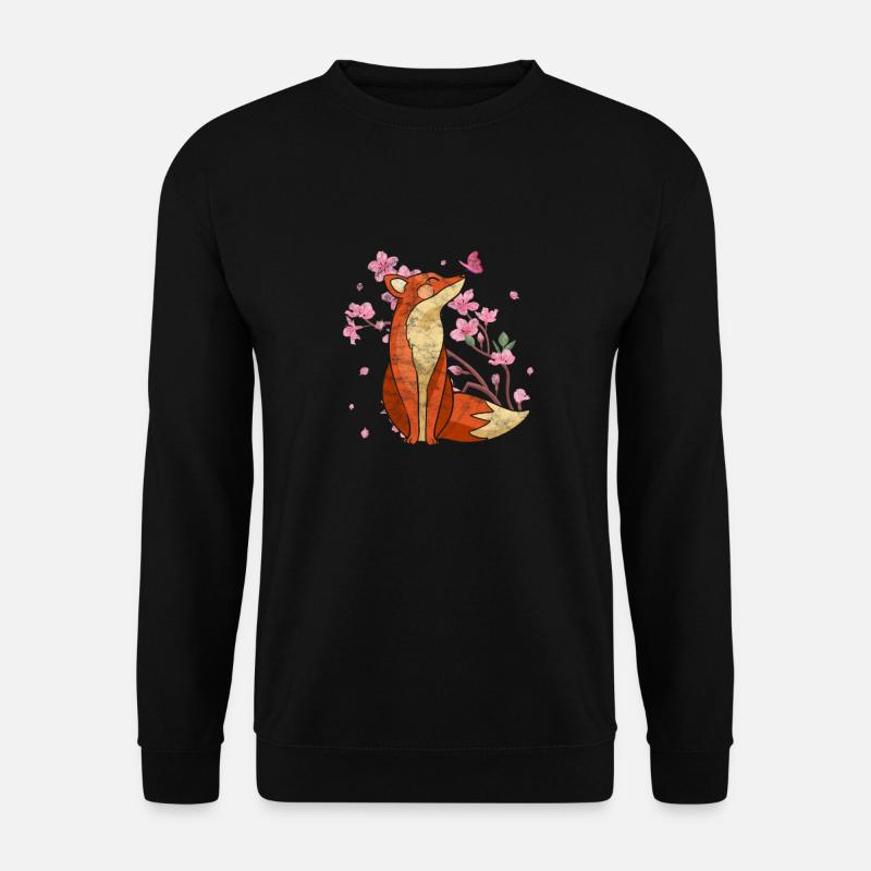 Fuchs - Unisex Pullover - Schwarz