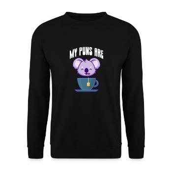 Koala Koala Bear Australie Bear Gift - Sweat-shirt Unisexe - noir - Devant - Alina (178cm) & Michal (187cm)