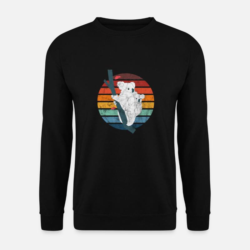 Koala - Unisex Pullover - Schwarz