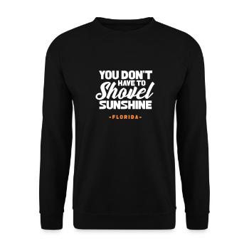Floride - Sweat-shirt Unisexe - noir - Devant - Alina (178cm) & Michal (187cm)