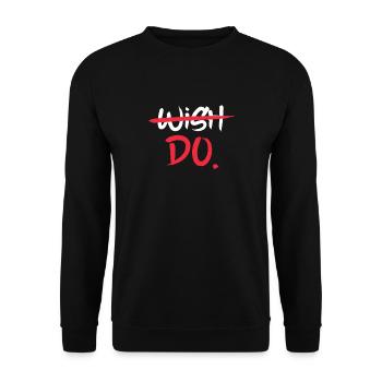 Motivation - Sweat-shirt Unisexe - noir - Devant - Alina (178cm) & Michal (187cm)
