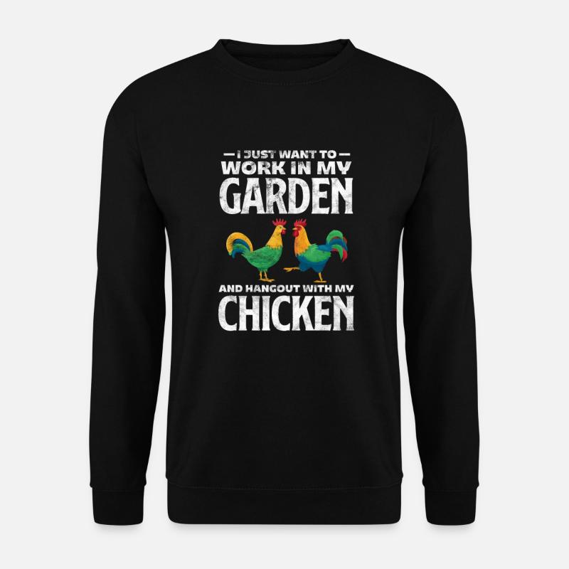 Huhn - Unisex Pullover - Schwarz