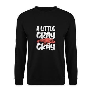 Crawfish Crawfish Seafood Crab Gift - Unisex Sweatshirt - black - Front - Alina (178cm) & Michal (187cm)