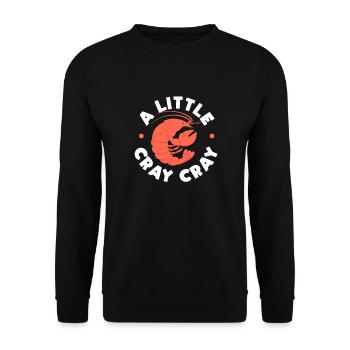 Crayfish - Unisex Sweatshirt - black - Front - Alina (178cm) & Michal (187cm)