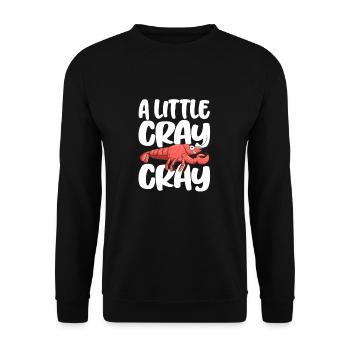Crayfish - Unisex Sweatshirt - black - Front - Alina (178cm) & Michal (187cm)