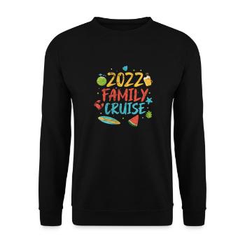 Kreuzfahrt 2022 Familie Kreuzfahrtschiff Geschenk - Unisex Pullover - Schwarz - Vorne - Alina (178cm) & Michal (187cm)