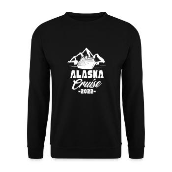 Kreuzfahrt 2022 Alaska - Unisex Pullover - Schwarz - Vorne - Alina (178cm) & Michal (187cm)