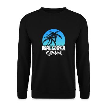 Majorca - Unisex Sweatshirt - black - Front - Alina (178cm) & Michal (187cm)