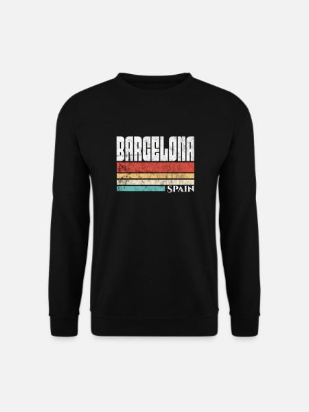 Spanien Spanisch Barcelona Spanier Urlaub Geschenk - Unisex Pullover - Schwarz