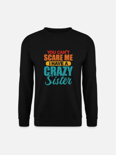 Grosser Bruder Geschwister Schwester Geschenk - Unisex Pullover - Schwarz