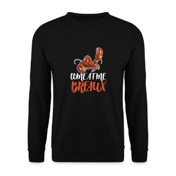 Crayfish - Unisex Sweatshirt - black - Front - Alina (178cm) & Michal (187cm)