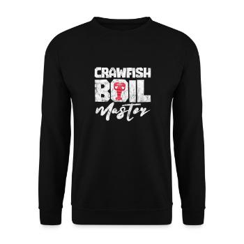 Languste Langusten Meeresfrüchte Krebs Geschenk - Unisex Pullover - Schwarz - Vorne - Alina (178cm) & Michal (187cm)