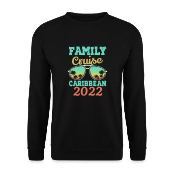 Kreuzfahrt 2022 Karibik - Unisex Pullover - Schwarz - Vorne - Alina (178cm) & Michal (187cm)