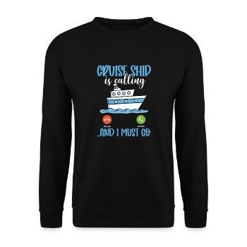 Croisière - Sweat-shirt Unisexe - noir - Devant - Alina (178cm) & Michal (187cm)