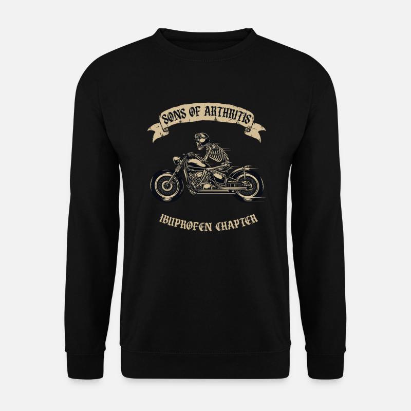 Motorradfahrer Biker - Unisex Pullover - Schwarz