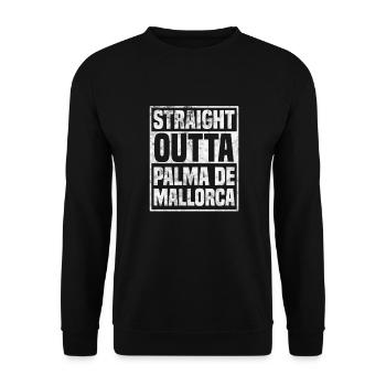 Spain Spanish Mallorca Spanish Holiday Gift - Unisex Sweatshirt - black - Front - Alina (178cm) & Michal (187cm)